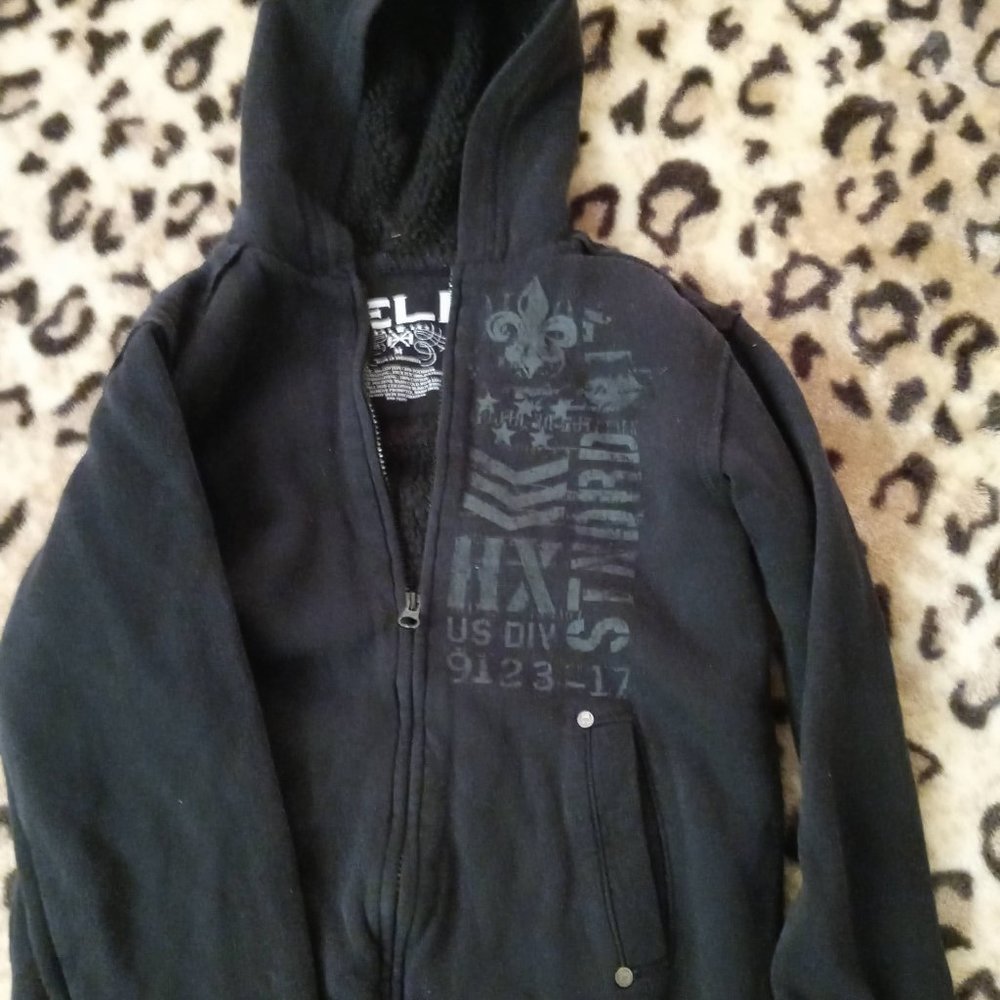 Helix Sherpa Lined  Hoodie - Junior Size M